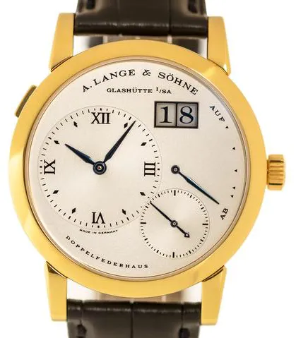 A. Lange & Söhne Lange 1 101.002 38.5mm Yellow gold Silver