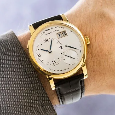 A. Lange & Söhne Lange 1 101.002 38.5mm Yellow gold Silver 1