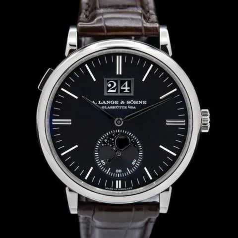 A. Lange & Söhne Saxonia 384.029 40mm White gold Black