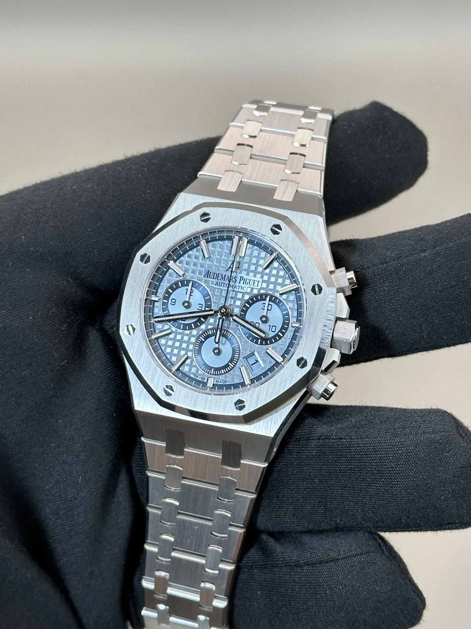 Audemars Piguet Royal Oak 26317BC.OO.1256BC.01 38mm 18k white gold Blue 1