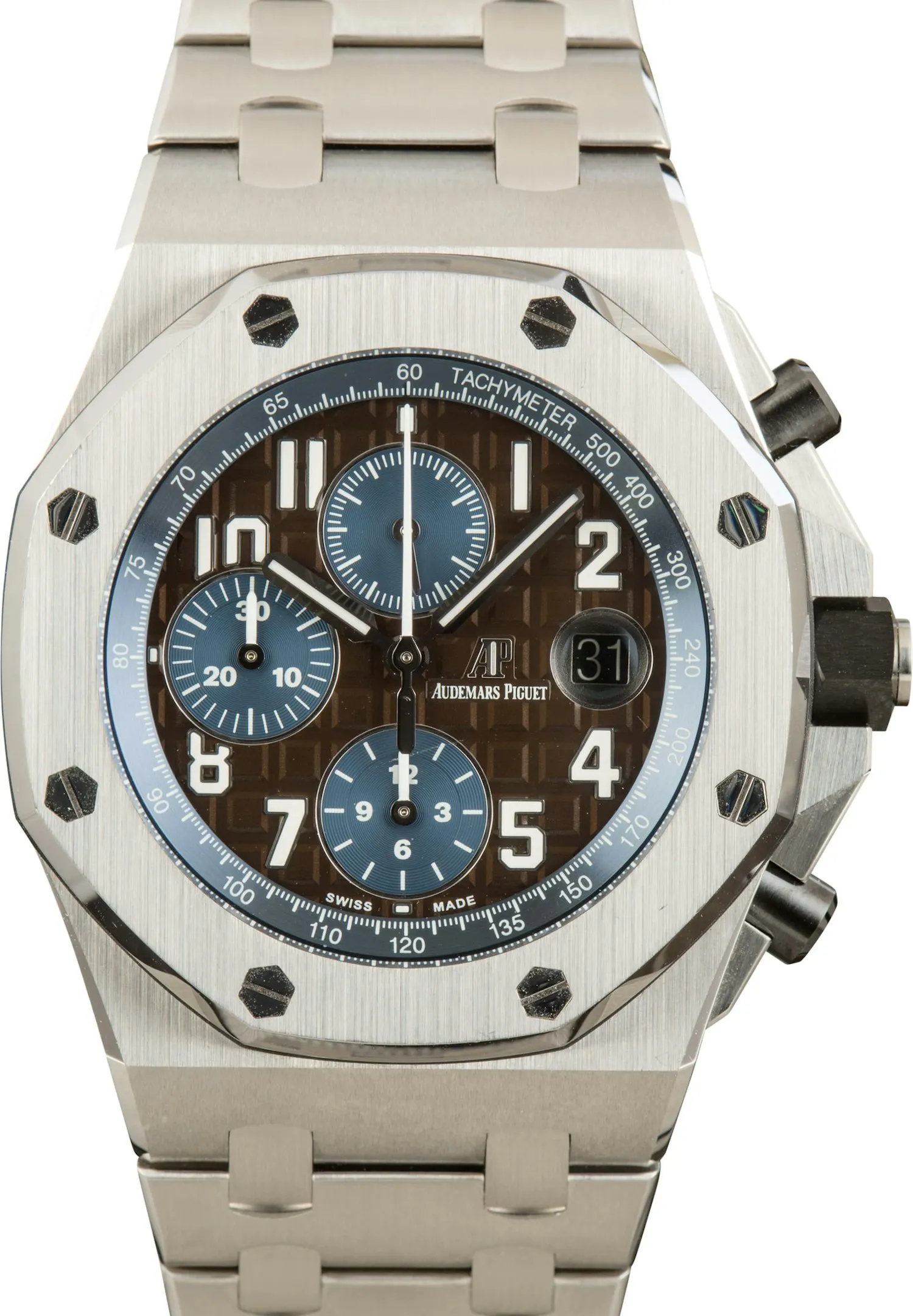 Audemars Piguet Royal Oak Offshore 26470ST.OO.A099CR.01 42mm Stainless steel Brown