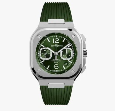 Bell & Ross Urban BR05C-GN-ST/SRB 42mm Stainless steel Green