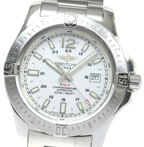 Breitling Colt A17388 44mm Stainless steel White