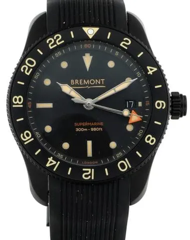 Bremont Supermarine S302-JET-L-S 40mm Stainless steel Black