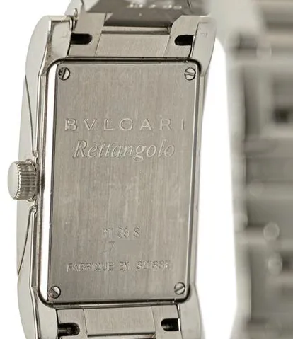 Bulgari Rettangolo 21mm Stainless steel White 5