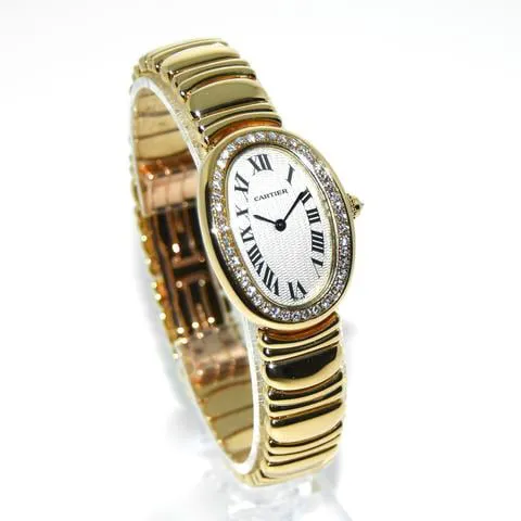 Cartier Baignoire 1954 31mm Yellow gold Champagne 2