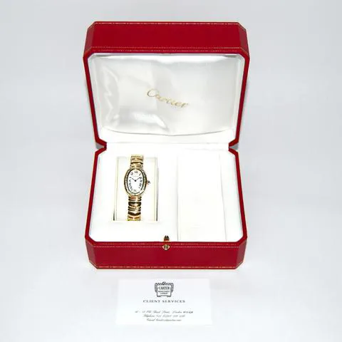 Cartier Baignoire 1954 31mm Yellow gold Champagne 4