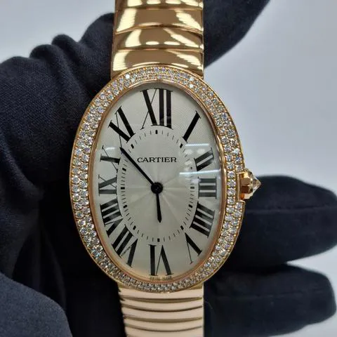 Cartier Baignoire Rose gold Silver