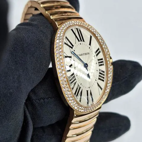 Cartier Baignoire Rose gold Silver 1