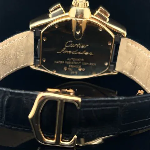 Cartier Roadster 2619 48mm Yellow gold Champagne 5