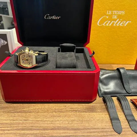 Cartier Roadster 2619 48mm Yellow gold Champagne 8