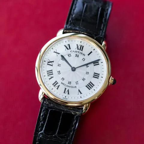 Cartier Ronde Louis Cartier W1523756 33mm Yellow gold Silver 9