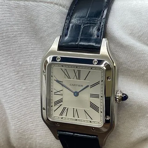 Cartier Santos Dumont WSSA0022 43.5mm Stainless steel Silver 2