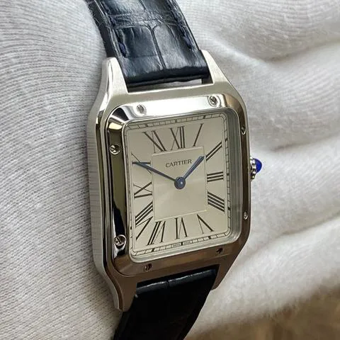 Cartier Santos Dumont WSSA0022 43.5mm Stainless steel Silver 3