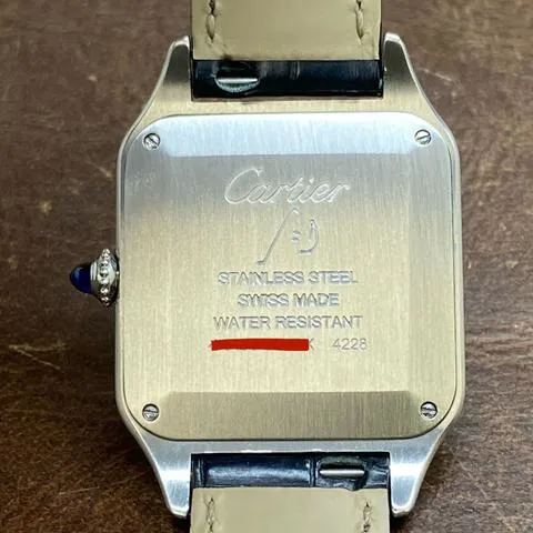 Cartier Santos Dumont WSSA0022 43.5mm Stainless steel Silver 9