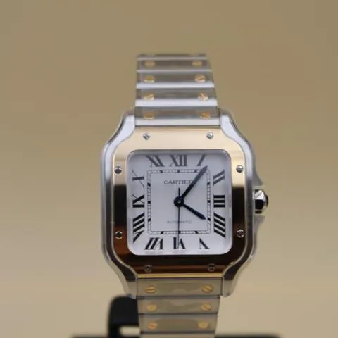 Cartier Santos W2SA0016 35mm Yellow gold and Stainless steel Silver