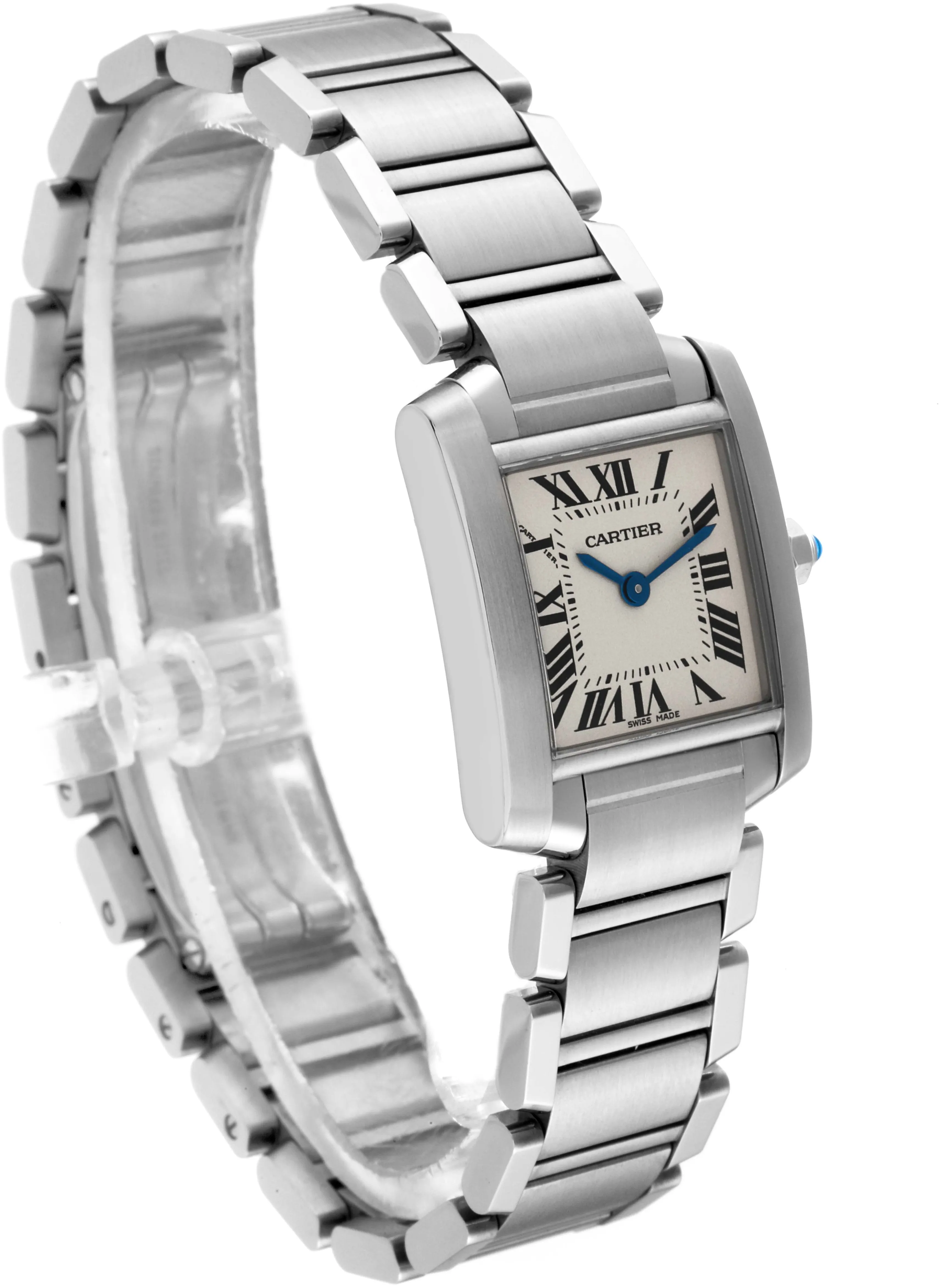 Cartier Tank Française W51008Q3 20mm Stainless steel Silver 2