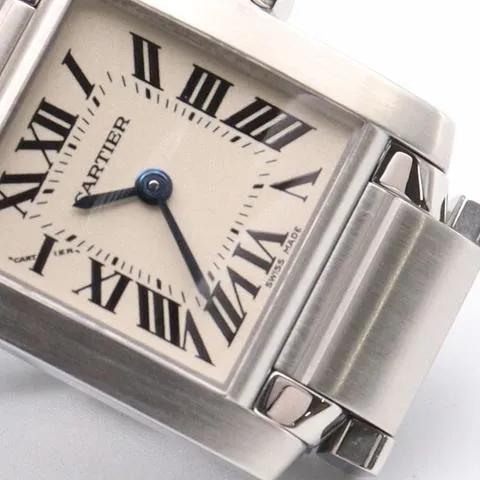 Cartier Tank Française W51008Q3 20mm Stainless steel 10