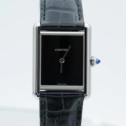 Cartier Tank WSTA0072 33.5mm Stainless steel Black 3