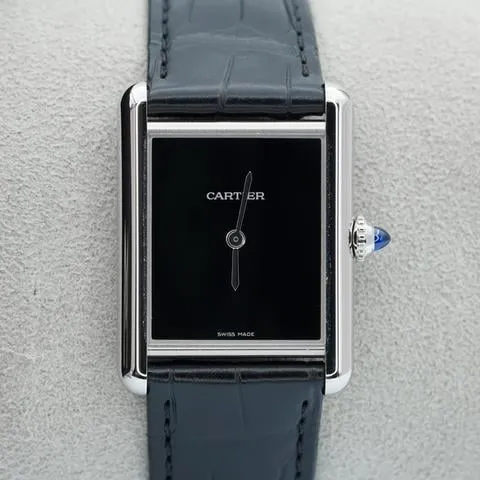 Cartier Tank WSTA0072 33.5mm Stainless steel Black 4