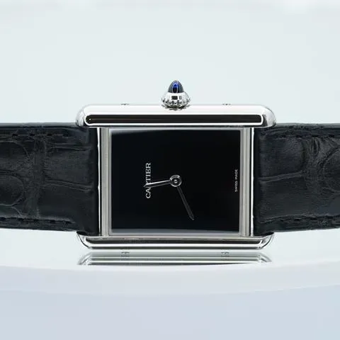 Cartier Tank WSTA0072 33.5mm Stainless steel Black 5