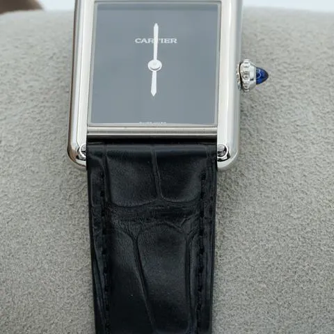 Cartier Tank WSTA0072 33.5mm Stainless steel Black 8