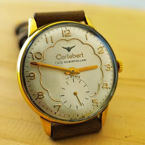 Cortébert CORTÉBERT 36mm Yellow gold and Stainless steel Multi-color