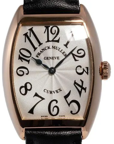 Franck Muller Cintree Curvex 7502 QZ 29mm Rose gold Silver