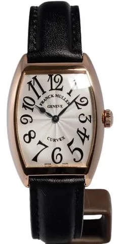 Franck Muller Cintree Curvex 7502 QZ 29mm Rose gold Silver 2