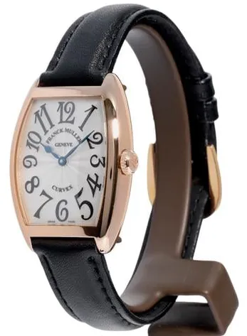 Franck Muller Cintree Curvex 7502 QZ 29mm Rose gold Silver 3