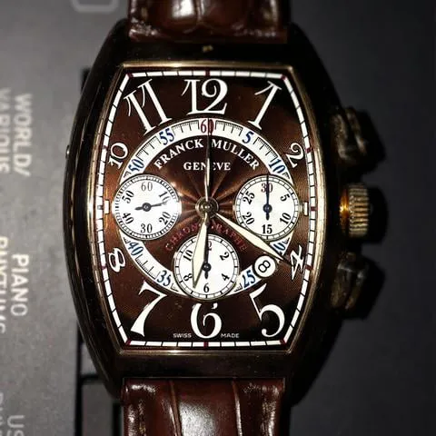 Franck Muller Cintree Curvex 8880 CC AT 40mm Rose gold Champagne