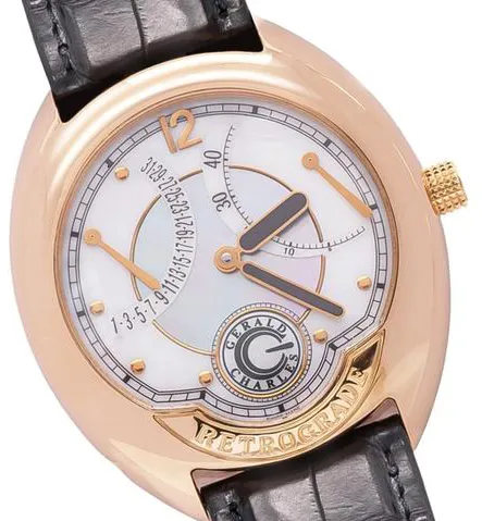 Gerald Charles GC76 45mm Rose gold Silver