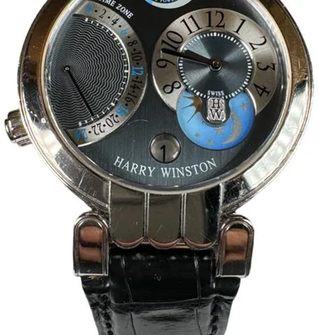 Harry Winston Premier 200-MMTZ39W 39mm White gold Gray 1