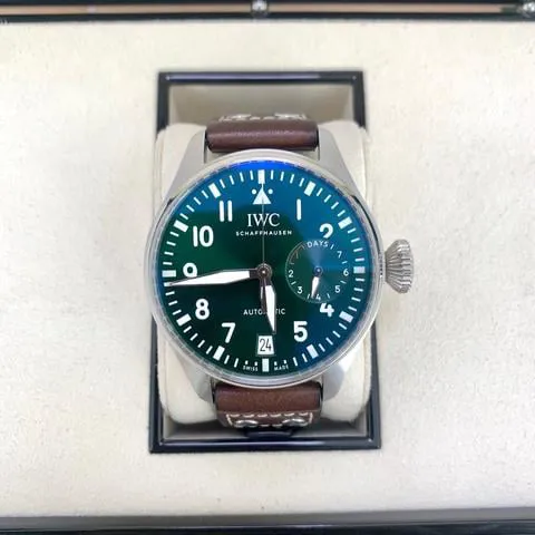 IWC Big Pilot IW501015 46.2mm Stainless steel Green