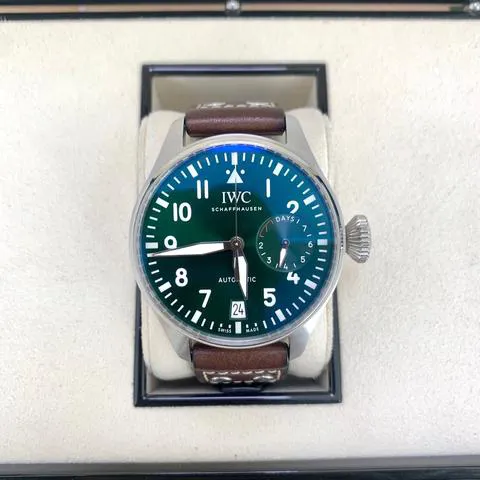 IWC Big Pilot IW501015 46.2mm Stainless steel Green 1