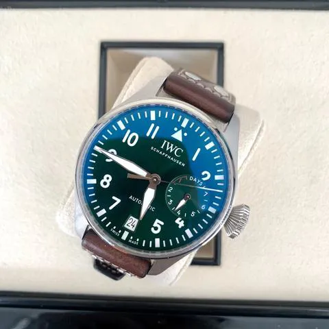 IWC Big Pilot IW501015 46.2mm Stainless steel Green 3