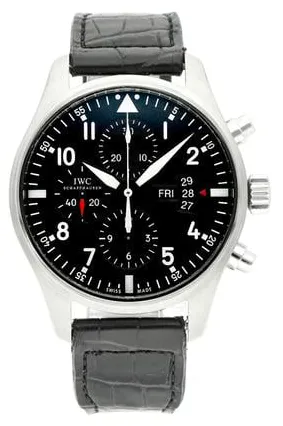 IWC Pilot IW377701 43mm Stainless steel Black