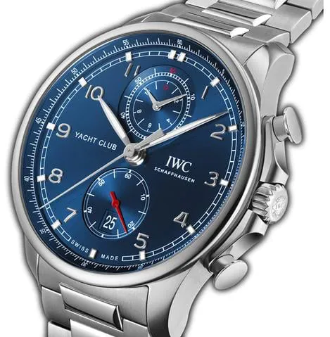 IWC Portugieser IW390701 45mm Stainless steel Blue 1