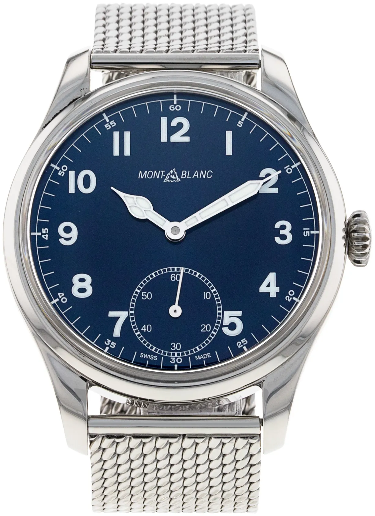 Montblanc 1858 114958 44mm Stainless steel Blue