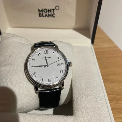 Montblanc Tradition 112609 40mm Stainless steel White 4