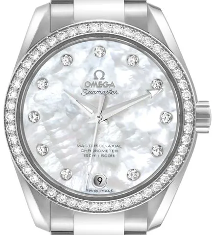 Omega Aqua Terra 231.15.39.21.55.001 38mm Stainless steel White