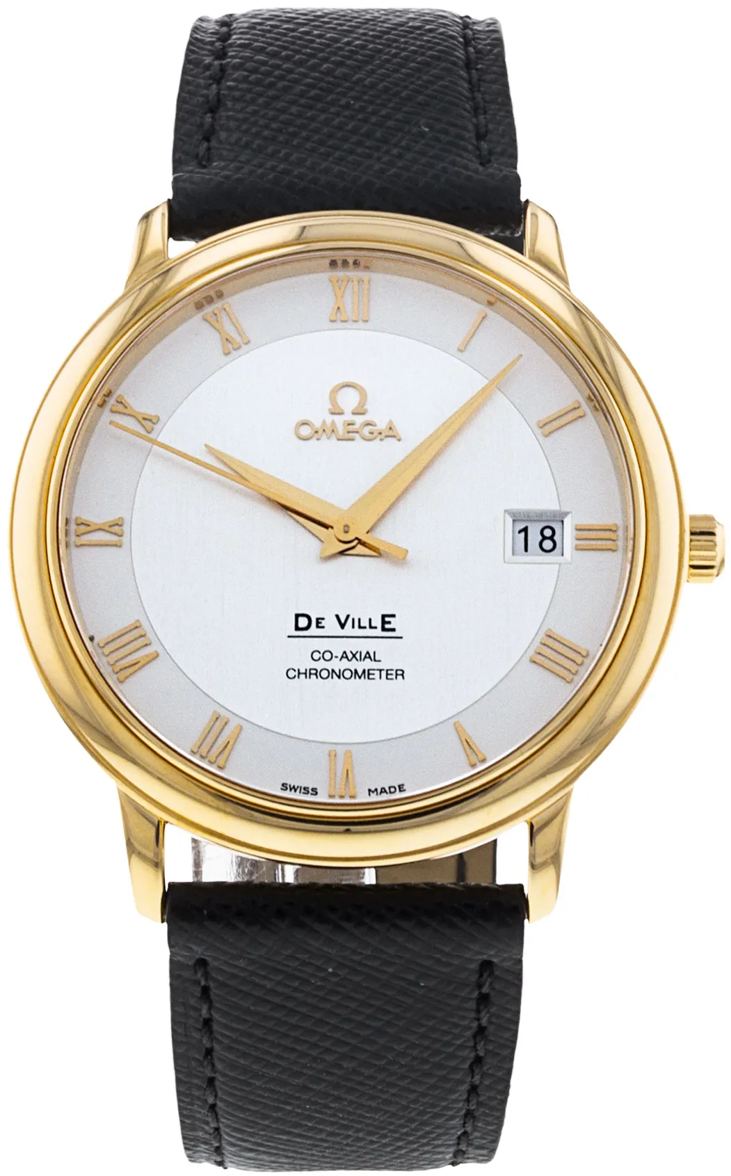 Omega De Ville 4617.31.02 36mm Yellow gold Silver