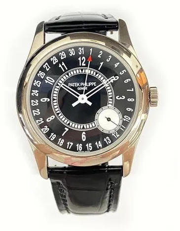 Patek Philippe Calatrava 6006G-001 39mm White gold Black 2