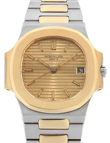 Patek Philippe Nautilus 3800/1JA 35mm Yellow gold and Stainless steel Champagne