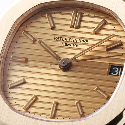 Patek Philippe Nautilus 3800/1JA 35mm Yellow gold and Stainless steel Champagne 5