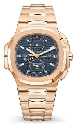 Patek Philippe Nautilus 5990/1R-001 40.5mm Rose gold Blue