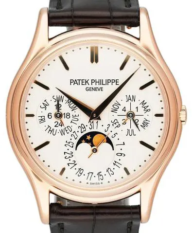 Patek Philippe Perpetual Calendar 5140R-001 37mm Rose gold Brown