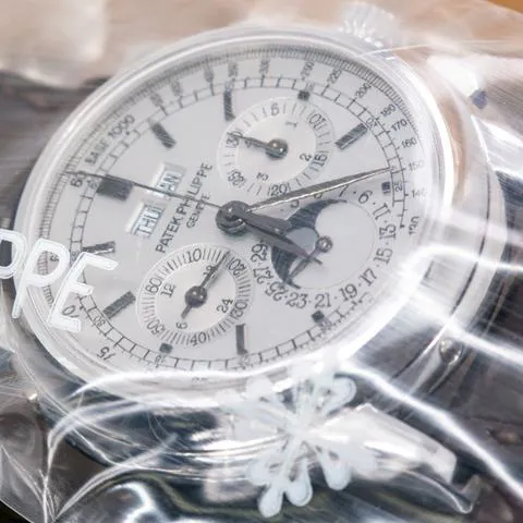 Patek Philippe Perpetual Calendar Chronograph 5970G-001 40mm White gold Silver 5