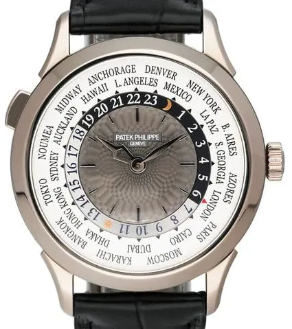 Patek Philippe World Time 5230G-001 39mm White gold Gray