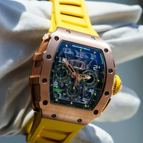 Richard Mille RM 011 RM 11-03 50mm Rose gold Skeletonized